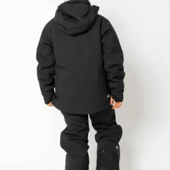 2117 of Sweden Juniors' Light Padded Ski Jacket Lauker Black
