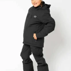 2117 of Sweden Juniors' Light Padded Ski Jacket Lauker Black