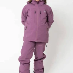 2117 of Sweden Juniors' Light Padded Ski Pant Lauker Grape
