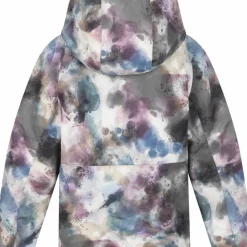 2117 of Sweden Juniors' Light Padded Ski Jacket Kidden Aop Grape