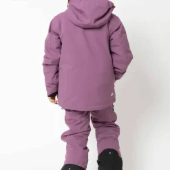2117 of Sweden Juniors' Light Padded Ski Jacket Lauker Grape