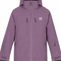 2117 of Sweden Juniors' Light Padded Ski Jacket Lauker Grape