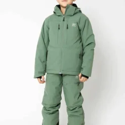 2117 of Sweden Juniors' Light Padded Ski Jacket Lauker Pine