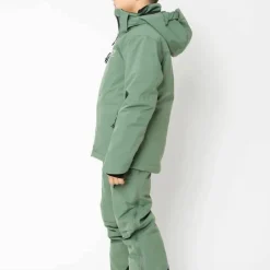 2117 of Sweden Juniors' Light Padded Ski Jacket Lauker Pine