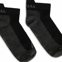Aclima Ankle Socks 2-Pack Jet Black/grey