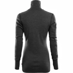 Aclima DoubleWool Polo with Zip Woman Marengo/Jet Black
