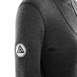 Aclima DoubleWool Polo with Zip Woman Marengo/Jet Black