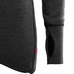 Aclima DoubleWool Polo with Zip Woman Marengo/Jet Black