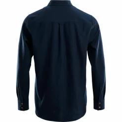 Aclima LeisureWool Woven Wool Shirt Man Navy Blazer