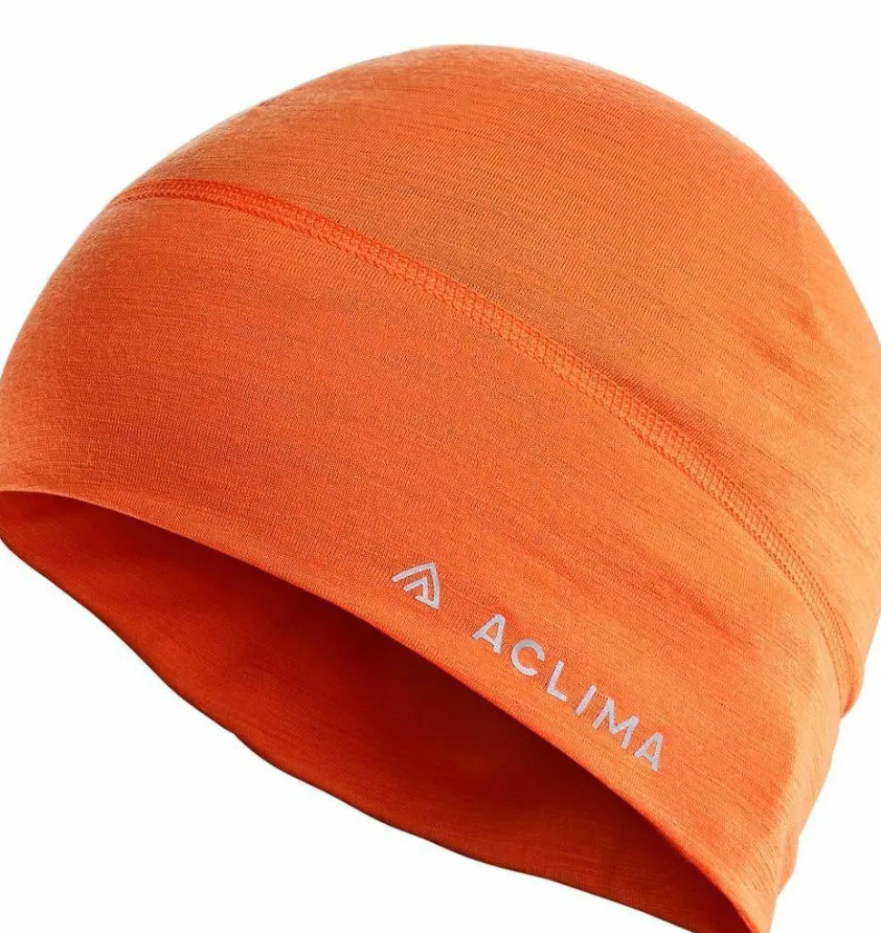 Aclima LightWool 140 Beanie Orange Tiger