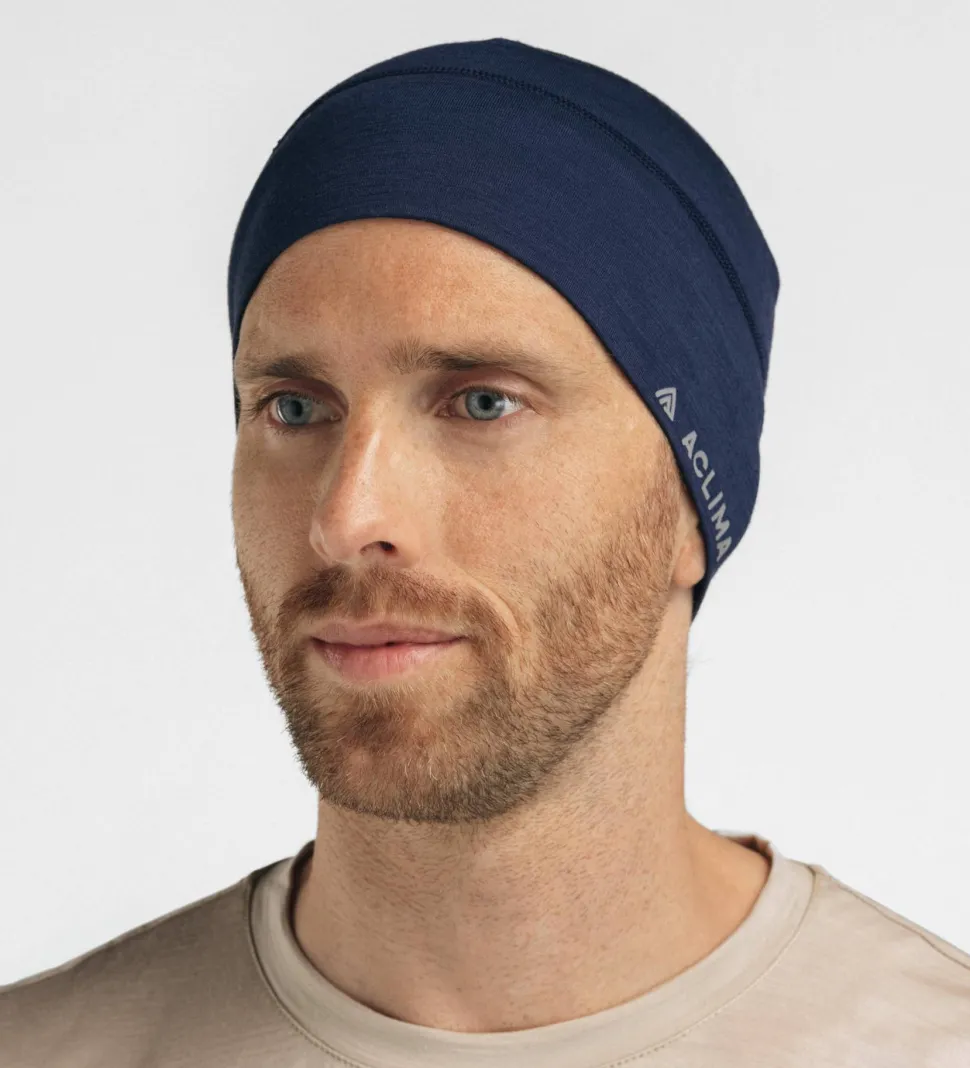 Aclima LightWool 140 Beanie Navy Blazer