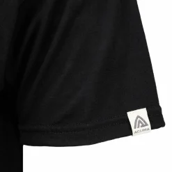 Aclima Men's LightWool 140 Classic Tee Logo Jet Black