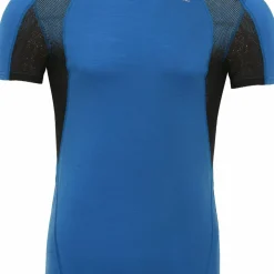 Aclima Men's LightWool 140 Sports T-shirt Daphne/Jet Black