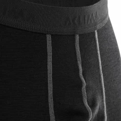 Aclima Men's WoolNet Long Shorts Jet Black