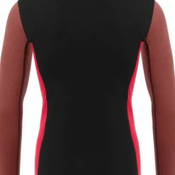 Aclima WarmWool Mock Neck with Zip Man Jet Black/Spiced Apple/Jester Red