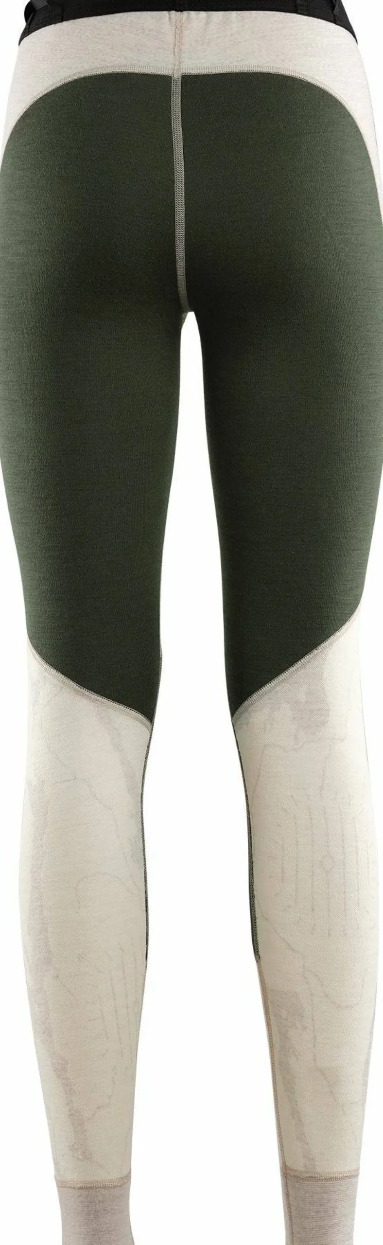 Aclima Women's Lars Monsen Femunden Longs Beige Melange/Olive Night/Femunden Light