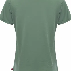 Aclima Women's LightWool 140 Classic Tee Logo Dark Ivy