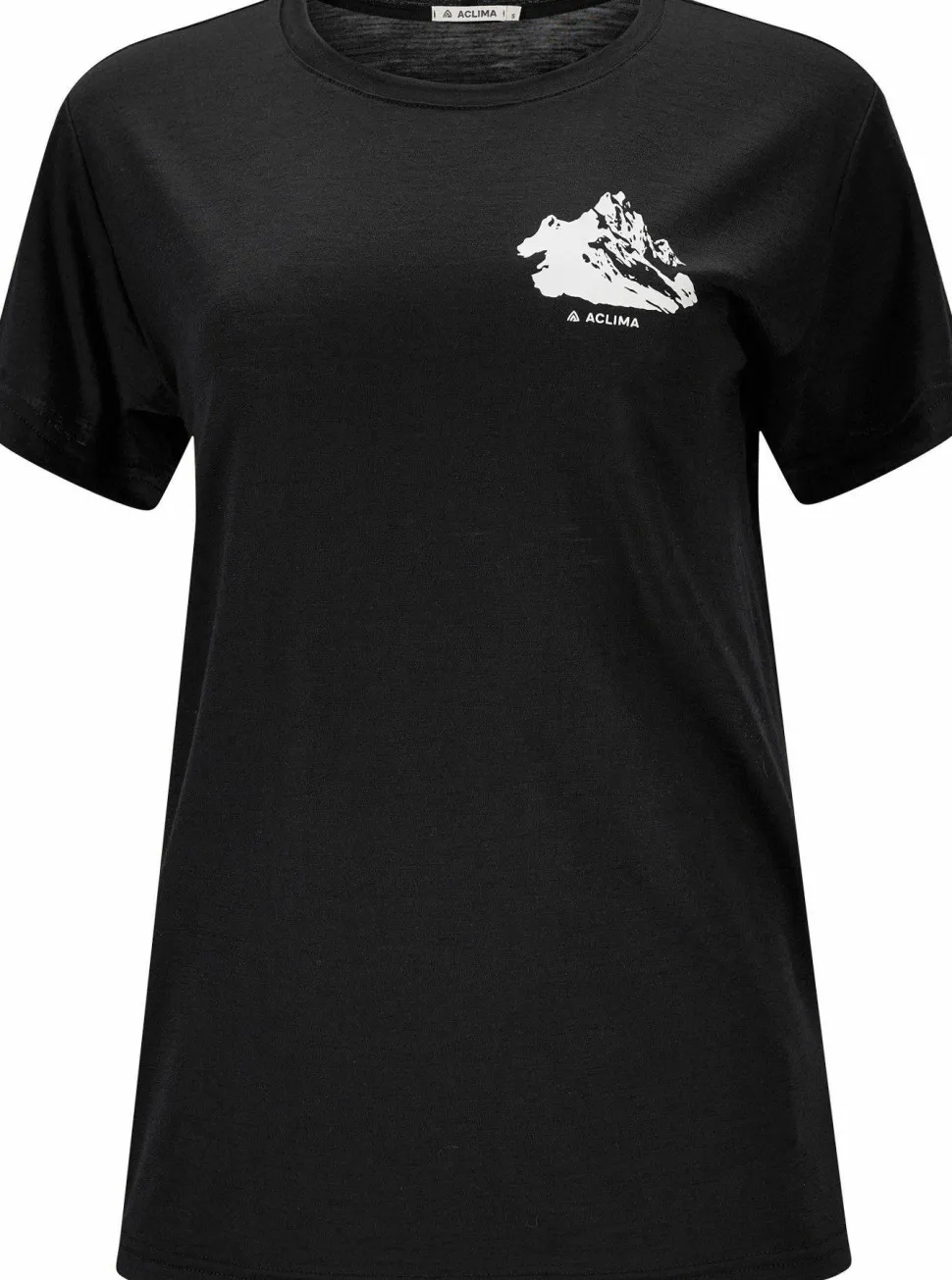 Aclima Women's Lightwool 140 Classic Tee Mountain Jet Black