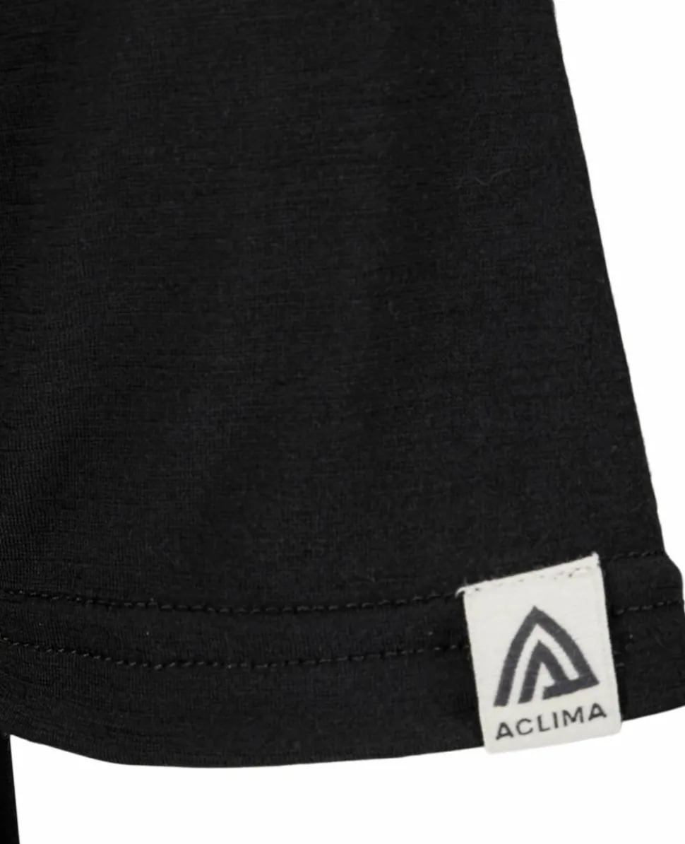 Aclima Women's Lightwool 140 Classic Tee Mountain Jet Black