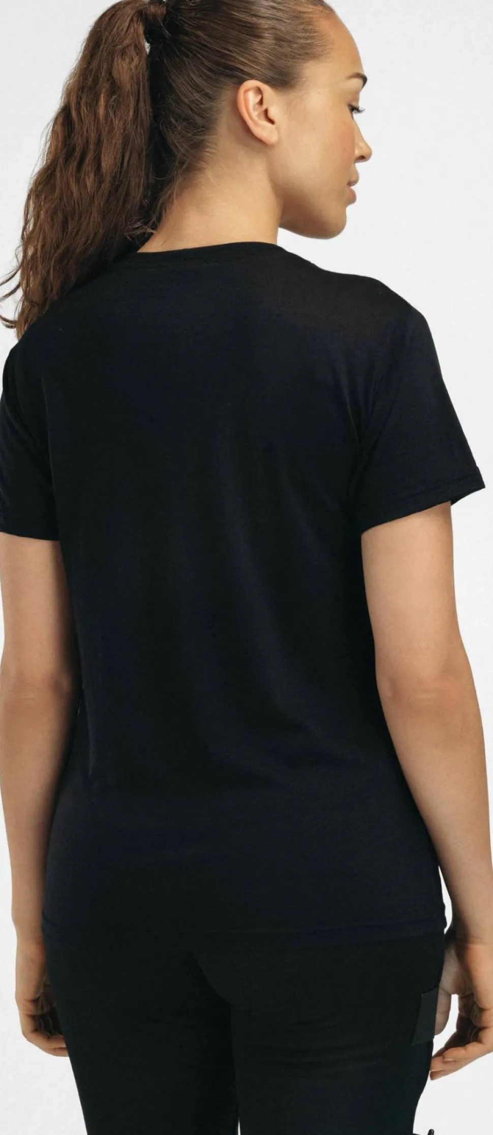 Aclima Women's Lightwool 140 Classic Tee Mountain Jet Black
