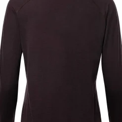 Aclima Women's LightWool 180 Polo with Zip Chocolate Plum