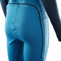 Aclima Women's WarmWool Overall 3/4 Blue Sapphire(Navy Blazer/Azu.
