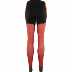 Aclima Women's WoolNet Hybrid Longs Jet Black/Poinciana/Capulet Olive