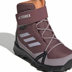 Adidas Kids' Terrex Snow Hook-and-Loop COLD.RDY Winter Skor Quicri/Sildaw/Ambtin