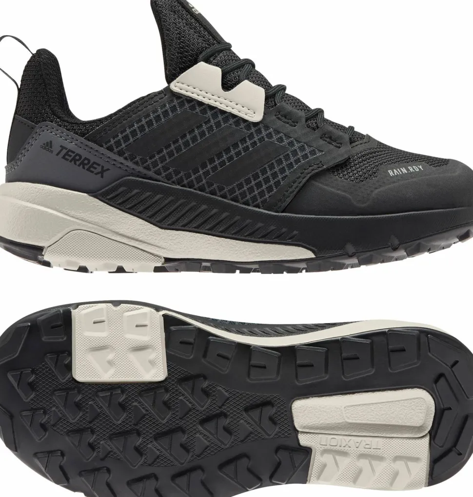 Adidas Kids' Terrex Trailmaker RAIN.RDY Core Black/Core Black/Alumina