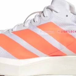 Adidas Men's Adizero Adios 9 Cloud white/Lucid Orange/Lucid red