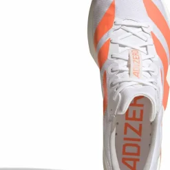 Adidas Men's Adizero Adios 9 Cloud white/Lucid Orange/Lucid red