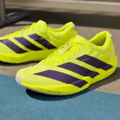 Adidas Men's Adizero Adios 9 Solar Yellow / Aurora Plum / Powder Plum