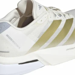 Adidas Men's Adizero Boston 13 Cloud White/Gold Mint/Halsil