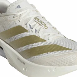 Adidas Men's Adizero Boston 13 Cloud White/Gold Mint/Halsil