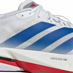 Adidas Men's Adizero Boston 13 Cloud White / Team Royal Blue / Halo Silver