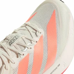 Adidas Men's Adizero Boston 13 Off White / Lucid Orange / Grey