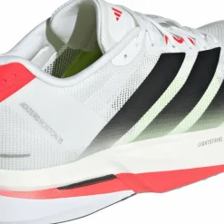 Adidas Men's Adizero Boston 13 Cloud White/Core Black/Lucid Red