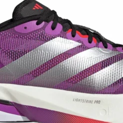 Adidas Men's Adizero Boston 13 Purple/Silver Metallic/Lucid Red