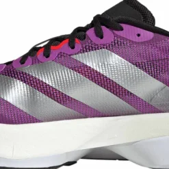 Adidas Men's Adizero Boston 13 Purple/Silver Metallic/Lucid Red