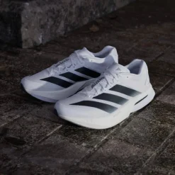 Adidas Men's Adizero Boston 13 Cloud White / Core Black / Dash Grey