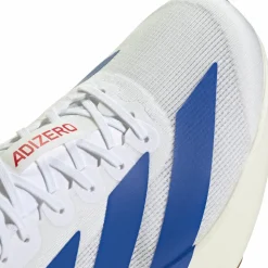 Adidas Men's Adizero Evo SL Cloud White / Royal Blue / Pure Ruby