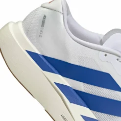 Adidas Men's Adizero Evo SL Cloud White / Royal Blue / Pure Ruby