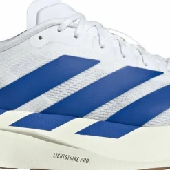 Adidas Men's Adizero Evo SL Cloud White / Royal Blue / Pure Ruby
