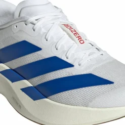 Adidas Men's Adizero Evo SL Cloud White / Royal Blue / Pure Ruby