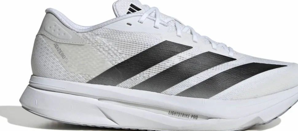 Adidas Men's Adizero SL2 Cloud White / Core Black / Dash Gray