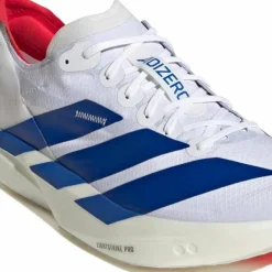 Adidas Men's Adizero Takumi Sen 11 Cloud White/Team Royal Blue/Pure Ruby