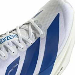 Adidas Men's Adizero Takumi Sen 11 Cloud White/Team Royal Blue/Pure Ruby