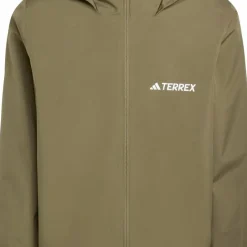 Adidas Men's Multi Essentials 2L Rain Jacket Olive Strata