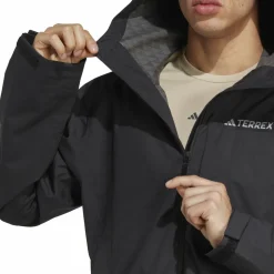 Adidas Men's Terrex Multi RAIN.RDY 2.5-Layer Rain Jacket Black