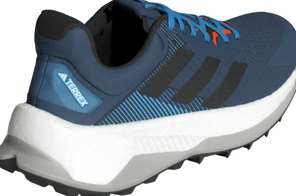 Adidas Men's Terrex Soulstride Ultra Trail Running Shoes Wonder Steel/Core Black/Pulse Blue